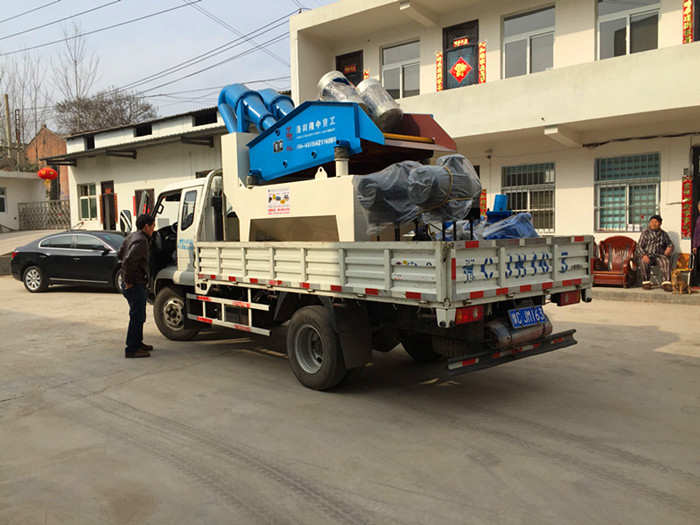 發(fā)往安徽蕭縣LZ650細沙回收機